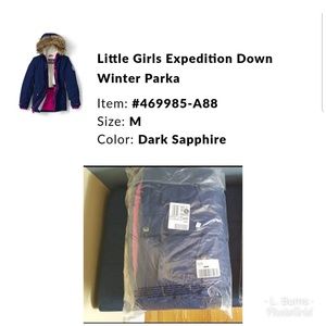 Lands' End Little Girls Expedition Down Parka
